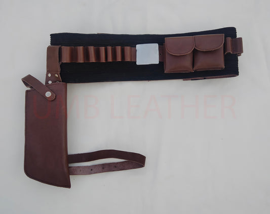 Boba Fett Leather belt with pouches