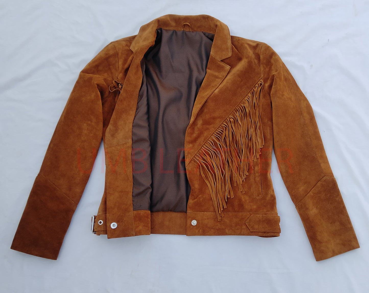 Suede Fringes Leather Jacket